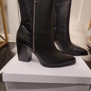 Steve Madden Block Heel Boots Booties Size 8